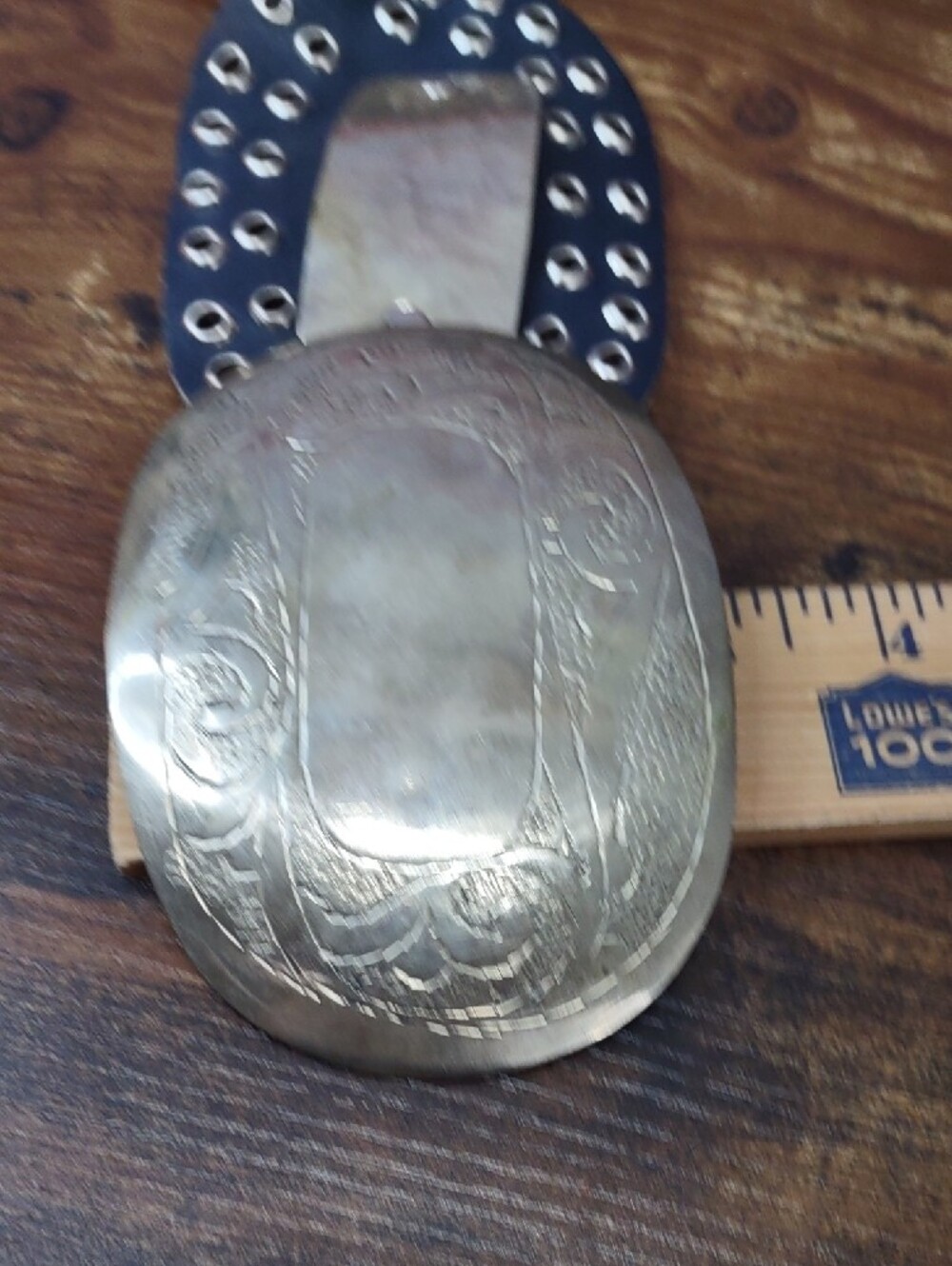 Vintage 80's Moroccan Leather Belt - Picture 8 of 9